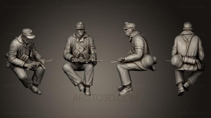 Military figurines (STKW_0212) 3D model for CNC machine